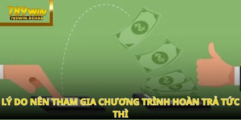Khuyến mãi hoàn trả tức thì tại 789Win – Cược là hoàn, nhận tiền mỗi ngày 3 Khuyến mãi hoàn trả tức thì tại 789Win – Cược là hoàn, nhận tiền mỗi ngày